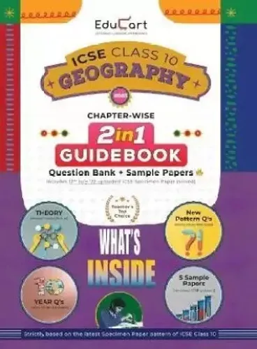 ICSE GEOGRAPHY 2 IN 1 GUIDE BOOK Q/B +S/P-2023