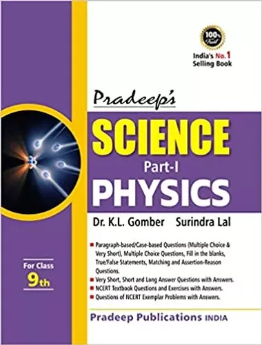 Pradeep's Science Part I (Physics) for Class 9