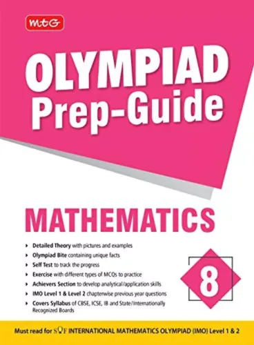 Olympiad Prep-Guide Mathematics Class - 8 पेपरबैक – 13 अप्रैल 2021