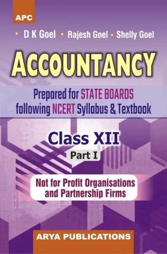 Accountancy Part-I (Not for Profit Organisations and Partnership Firms) Class- XII