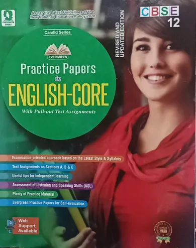 Practice Papers In English Core-12