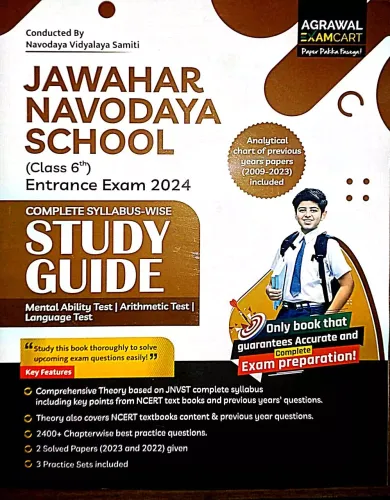 Jawahar Navodaya School Study Guide-6 (2024 )