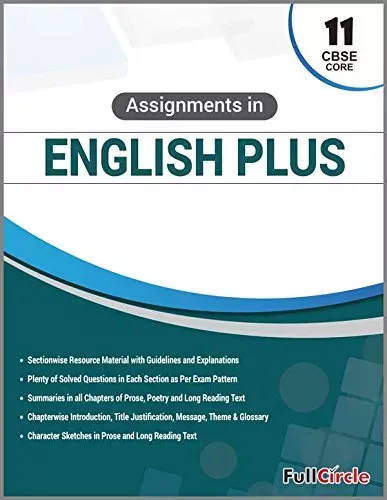 Assignment in English Plus Core Class 11 CBSE 