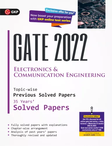 GATE 2022 Electronics & Communication Engineering - 35 Years Topic-wise Previous Solved Papers