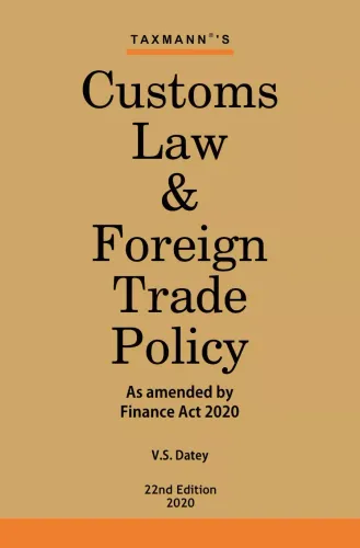 Customs Law & Foreign Trade Policy- 2020