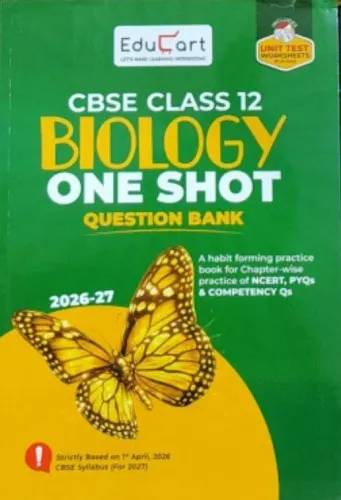 One Shot Cbse Question Bank Biology- 12 (2026-27)