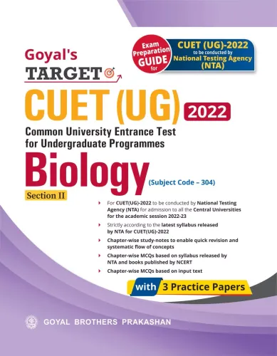Goyal Target CUET (UG) 2022 Biology