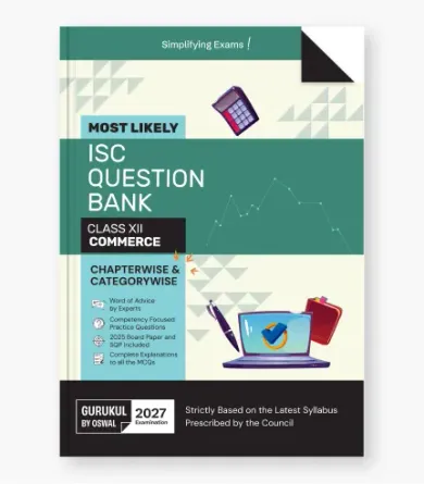 Commerce Most Likely Question Bank  ISC Class 12 for 2027 Exam