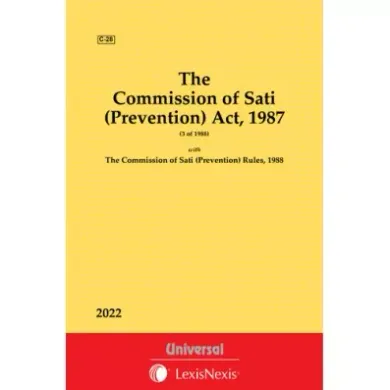  Commission of Sati (Prevention) Act, 1987 along with Rules