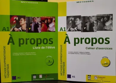 Langers A Propos Liver de l'eleve A1 French (Textbook+ Workbook + 2 Audio CD)