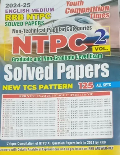 Rrb Ntpc Sol. Papers  (125 All Sets) Vol-2 (E)