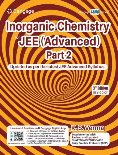 Inorganic Chemistry for JEE (Advanced): Part 2, 3E