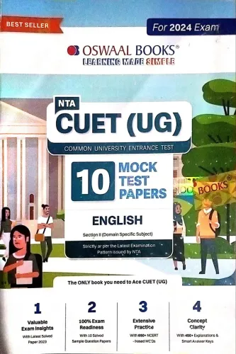 Nta Cuet ( Ug ) 10 Mock Test Papers English(2023-2024)