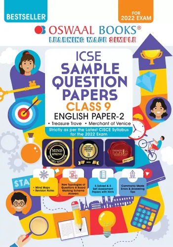 Oswaal ICSE Sample Question Papers Class 9 English Paper 2 Literature Book (For 2022 Exam) 