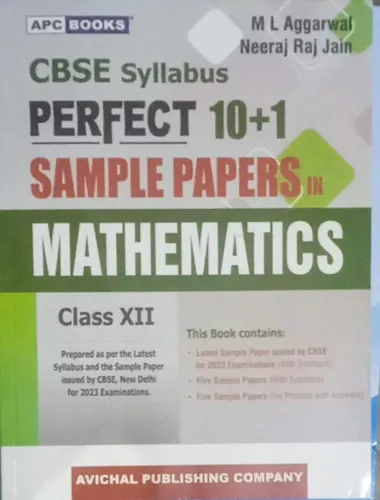 Perfect 10+1 Sample Papers Mathematics Class -12