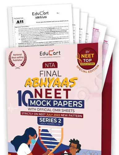 Educart ABHYAAS Final NEET Mock Test Series 2 (papers 11-20) on Latest Pattern With Official OMR Sheets For July 2022 Exam