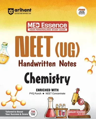 NEET (UG) Chemistry Handwritten Notes 2027 | Med Essence Personalised Study Guide | PYQ Punch, Exam-Oriented Concepts, Quick Revision & NEET Accelerate | Free Online Support