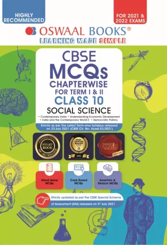 Oswaal CBSE MCQs Chapterwise For Term I & II, Class 10, Social Science (With the largest MCQ Question Pool for 2021-22 Exam)