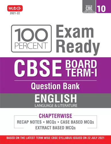 Class 10-100 Percent Exam Ready CBSE Board Term 1 Objective Question Bank English Language & Literature