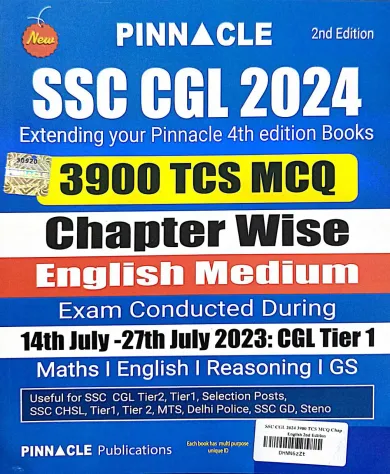 Ssc Cgl 3900 Tcs Mcq (e)-2024