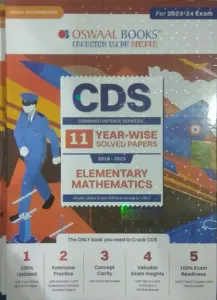 Cds Elementary Mathematics 11 Year Solved Papers 2023-24