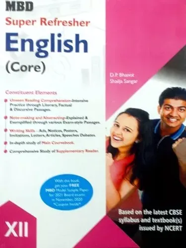 MBD Super Refresher Class 12 English Core