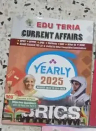 Edu Teria Current Affairs Yearly 2025 | Aug 2024 To July 2025 |-english-2025