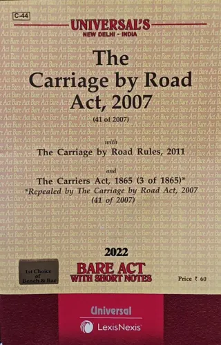 Carriage By Raod Act 2007