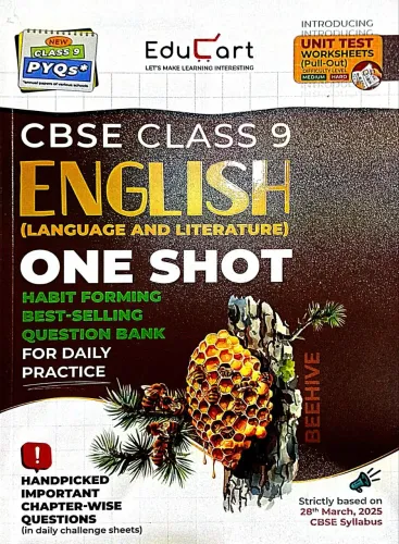 One Shot Cbse Question Bank English Lang & Lit-9 (2025-26)