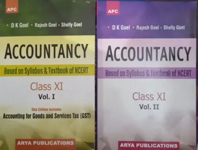 Accountancy (Based on Syllabus & Textbook of NCERT) (2 Vol Set) Class- 11