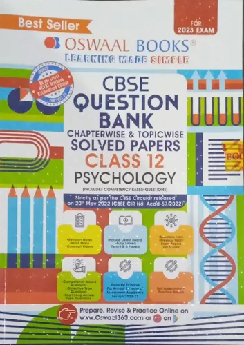 CBSE QUESTION BANK CHAPTERWISE & TOPICWISE SOLVED PAPERS CLASS 12 PSYCHOLOGY