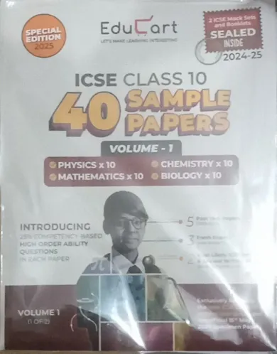 ICSE 40 Sample Papers V-1 (PCMB) 10th