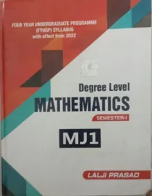 Degree Level Mathematics ( Sem-1, Mj-1 )