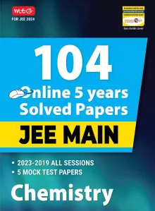 104 Online 5 Years Solved Paper Jee Main Chemistry-2023