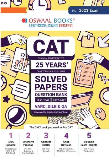 Cat 25 Years Solved Papers Question Bank