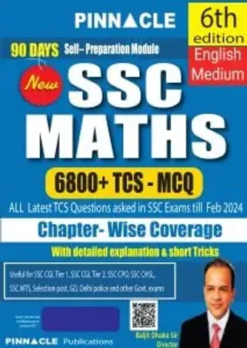 New Ssc Maths Chapter-Wise 6800+ Tcs-Mcq {e}-6 Latest Edition