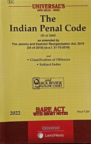 Indian Penal Code 1860 With Classification Of Offences And State Amendment