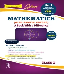 Golden Mathematics: (With Sample Papers) A book with a Difference for Class-10 (For CBSE 2022 Board Exams) 