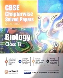 CBSC Chapterwise Solved Papers Biology-12