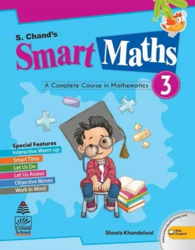 Smart Maths book 3 (For- 2020-21) S. Chand\'s 