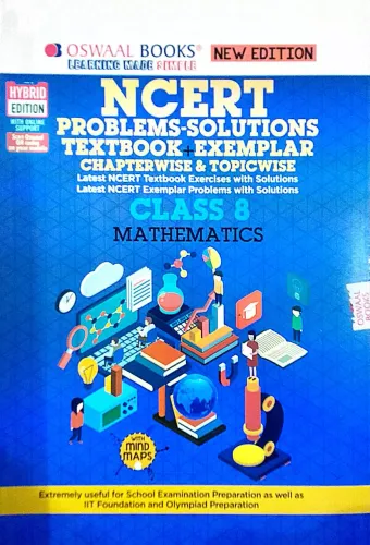 Oswaal NCERT Problems - Solutions (Textbook + Exemplar) Class 8 Mathematics Book (For 2022 Exam)