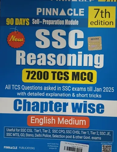 Ssc Reasoning 7200 Tcs Mcq Chapterwise (e)