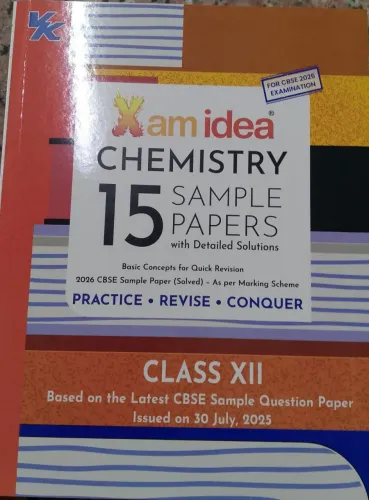 Xam Idea 15 Sample Papers Chemistry-12 (2025-26)
