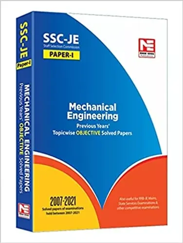 SSC JE : Mechanical Engineering Objective Solved Papers (MADE EASY)