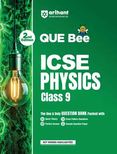 ICSE Physics Class 9 Exam | Quick Theory, Exam Pattern Questions & Sample Papers | As per Latest ICSE Syllabus | Que Bee 2nd Edition