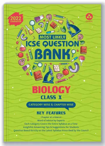 ICSE Most Likely Question Bank Biology Class 10 (2022 Exam) - Categorywise & Chapterwise Topics, Latest Syllabus Pattern and Solved Papers