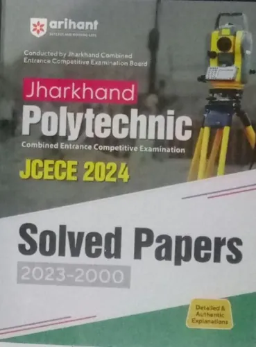 Jharkhand Polytechic Jcece Solved English  Hindi Latest Edition 2024