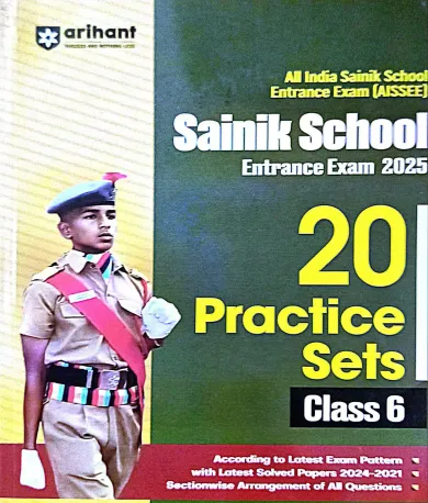 All India Sainik School  Entrance Exam 20 Practice Sets Class-6 {E}