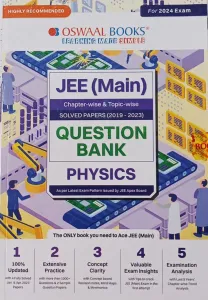 Jee Main Solved Papers Chapterwise Topicwise Physics (For 2024 ExaM)