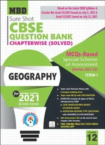 MBD SURE SHOT QUESTION BANK GEOGRAPHY CLASS 12 (E) TERM-1